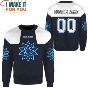 NFL Pokemon Dallas Starmies Custom Name Sweatshirt Top Pokemon Gifts for Adults 2 1