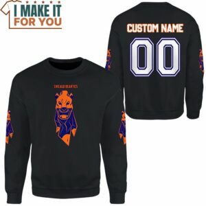 NFL Pokemon Chicago Beartics Custom Name Sweatshirt Top Pokemon Gifts for Adults 2 1
