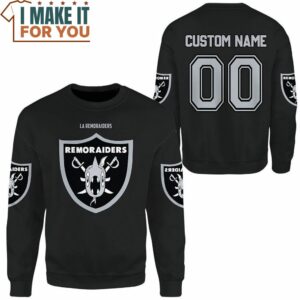 NFL Pokemon LA Remoraiders Custom Name Sweatshirt Top Pokemon Gifts for Adults 2 1