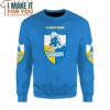 NFL Pokemon Los Angeles Chargers Custom Name Sweatshirt, Presents for Pokemon Fans