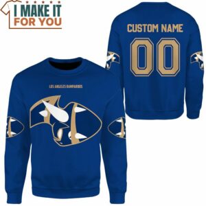 NFL Pokemon Los Angeles Rampardos Custom Name Sweatshirt Presents for Pokemon Fans 2 1