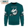 NFL Pokemon Philadelphia Braviaries Custom Name Sweatshirt, Presents for Pokemon Fans