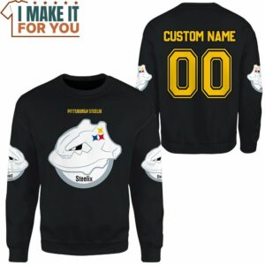 NFL Pokemon Pittsburgh Steelix Custom Name Sweatshirt Presents for Pokemon Fans 2 1