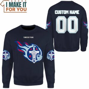 NFL Tennessee Titans Custom Name Sweatshirt Presents for Pokemon Fans 2 1