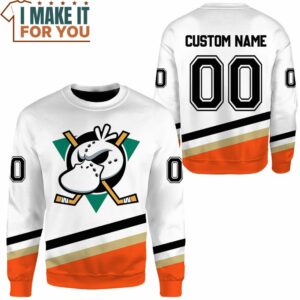 Hockey Anaheim Mighty Psyducks Custom Name Sweatshirt Perfect Present for Pokemon Fans 2