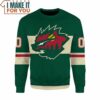 Hockey Minnesota Wild Arcanine Custom Name Sweatshirt, Affordable Pokemon Gifts