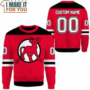 Hockey New Jersey Devil Dogs Custom Name Sweatshirt Awesome Pokemon Gifts That Adult Fans Will Love 2