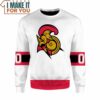 Hockey Ottawa Escenators Custom Name Sweatshirt, Affordable Pokemon Gifts for Adults
