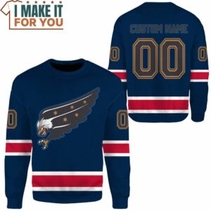 Hockey Washington Capitals Custom Name Sweatshirt Best Pokemon Gifts 2