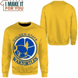NBA Pokemon Golden State Wartortles Custom Name Sweatshirt Top Pokemon Gifts for Adults 2
