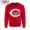 MLB Pokemon Cincinnati Paras Custom Name Sweatshirt, Perfect Present for Pokemon Fans