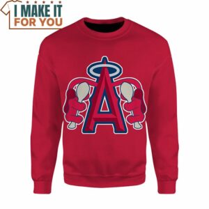 MLB Pokemon Los Angeles Angels Custom Name Sweatshirt, Perfect Present for Pokemon Fans