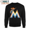 MLB Pokemon Miami Moltres Custom Name Sweatshirt, Perfect Present for Pokemon Fans