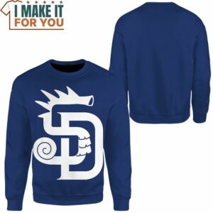 MLB Pokemon San Diego Seadras Custom Name Sweatshirt Perfect Present for Pokemon Fans 2