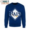 MLB Pokemon Tampa Bay Rais Custom Name Sweatshirt, Perfect Present for Pokemon Fans