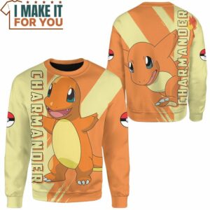 Pokemon Charmander Sweashirt Best Gift Ideas for Pokemon Lover 2