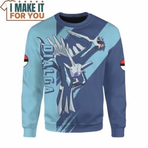 Pokemon Dialga Sweashirt Best Gift Ideas for Pokemon Lover 2