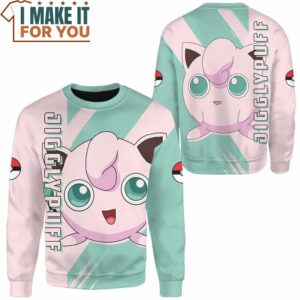 Pokemon Jigglypuff Sweashirt Best Gift Ideas for Pokemon Lover 2