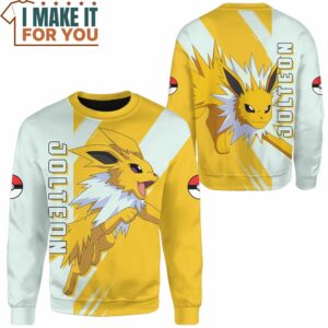 Pokemon Jolteon Sweashirt Best Gift Ideas for Pokemon Lover 2