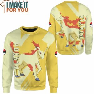 Pokemon Ponyta Sweashirt Best Gift Ideas for Pokemon Lover 2