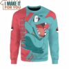 Pokemon Totodile Sweashirt, Best Gift Ideas for Pokemon Lover