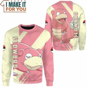Pokemon Slowbro Sweashirt Best Gift Ideas for Pokemon Lover 2