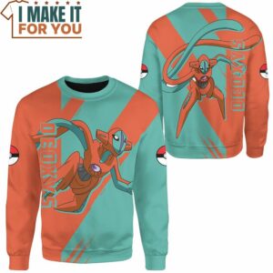 Pokemon Deoxys Sweatshirt Best Gift Ideas for Pokemon Lover 2