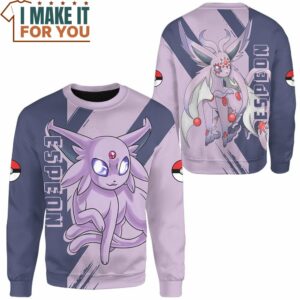 Pokemon Espeon Sweatshirt Exciting Pokemon Gift Ideas 2