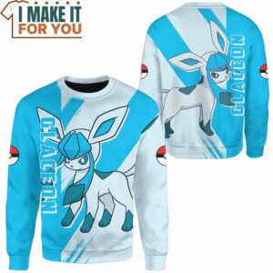 Pokemon Glaceon Sweatshirt Top Pokemon Gifts for Adults 2