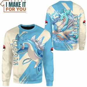 Pokemon Lapras Sweatshirt Top Pokemon Gifts for Adults 2