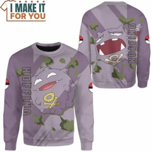 Pokemon Koffing Sweatshirt Top Pokemon Gifts for Adults 2