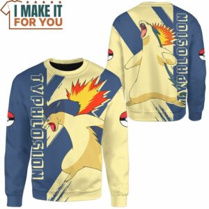 Pokemon Typhlosion Hoodie Sweatshirt Best Gift Ideas for Pokemon Lover 2