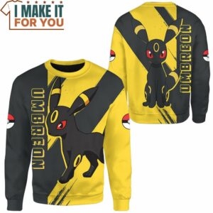 Pokemon Umbreon Sweatshirt Best Gift Ideas for Pokemon Lover 2