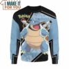 Pokemon Blastoise Sweatshirt, Amazing Presents for Pokemon Fans of All Ages