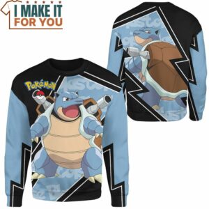 Pokemon Blastoise Sweatshirt Amazing Presents for Pokemon Fans of All Ages 2