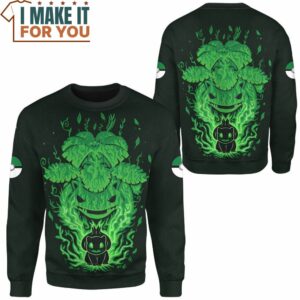 Pokemon Evolve Bulbasaur within Venusaur Sweatshirt Gifts for Pokemon Lovers 2