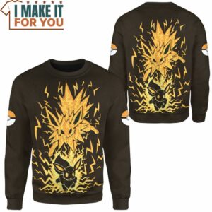 Pokemon Evolve Jolteon Sweatshirt Gifts for Pokemon Lovers 2