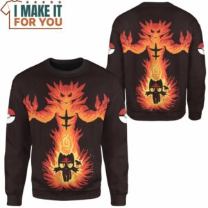 Pokemon Evolve Litten within Incineroar Sweatshirt Gifts for Pokemon Lovers 2
