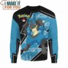 Pokemon Lucario Sweatshirt, Cool Pokemon Gifts for Fans