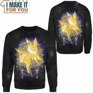 Pokemon Jolteon Starry Sweatshirt Cool Pokemon Gifts for Fans 2