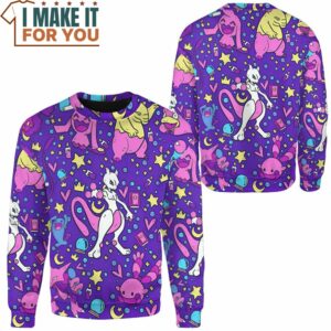 Pokemon Psychic Sweatshirt Cool Pokemon Gifts for Fans 2
