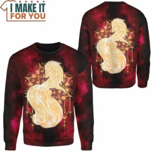 Pokemon Starry Kitsune Sweatshirt Cool Pokemon Gifts for Fans 2
