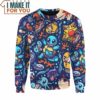 Pokemon Water Type 3D Sweatshirt, Amazing Presents for Pokemon Fans of All Ages
