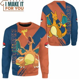 Pokemon Charizard Christmas Sweatshirt Amazing Presents for Pokemon Fans of All Ages 2
