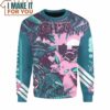 Pokemon Espeon Pixel Christmas Sweatshirt, Pokemon Gifts for Men