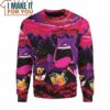 Pokemon Gengar Ghost Pixel Christmas Sweatshirt, Awesome Pokemon Gifts
