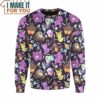 Pokemon Ghost Type Seamless Pattern Sweatshirt, Affordable Pokemon Gifts