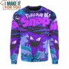 Pokemon Haunter Ghost Pixel Sweatshirt, Perfect Present for Pokemon Fans