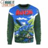 Pokemon Heracross Bug Pixel Sweatshirt, Perfect Present for Pokemon Fans
