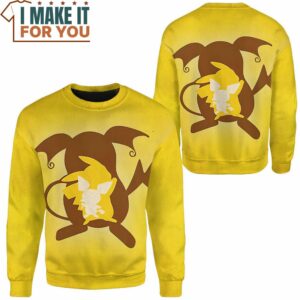 Pokemon Pikachu Cool Sweatshirt Pokemon Gifts for Men 2